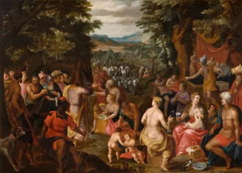 Moses Striking the Rock